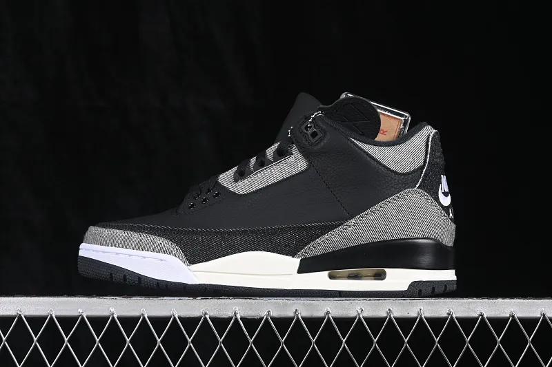All categories Air Jordan Jordan series basketball shoes Air Jordan 3 Levi's x Air Jordan 3 "Black Denim" AJ3 Joe 3 Black Denim IR0914-400
